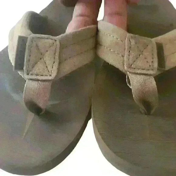 Quicksilver Kids Carver Suede Flip Flip Sandal Size 4.5 - Picture 3 of 8